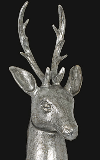26" Decor Deer Head with Stem