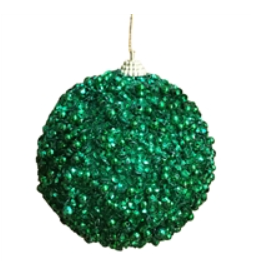 5.5" Dazzling Sequin/Bead Ball, (Multiple Colors)