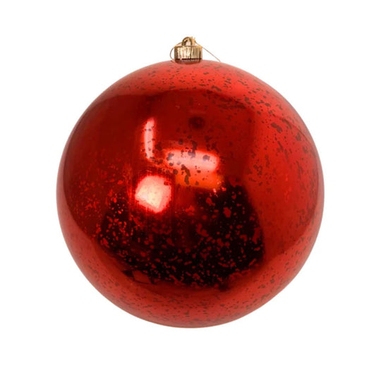 Mercury Ball Ornament, (Multiple Colors/Sizes)