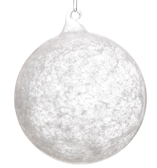 Jim Marvin Collection 120MM Glass Snow Ball Ornament