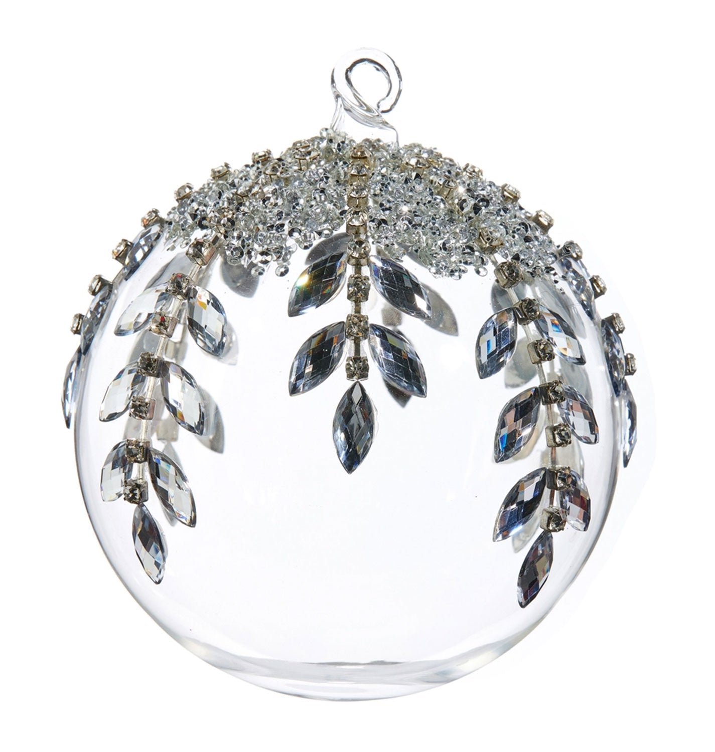 5" Jeweled Ball Ornament