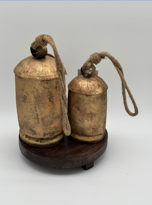 Rustic Iron Temple Bell, (2 Sizes)