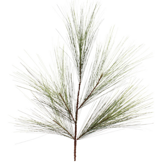 34" Long Pine Spray, Green