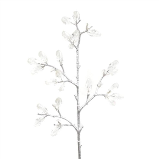 21" Crystal Spray, Silver