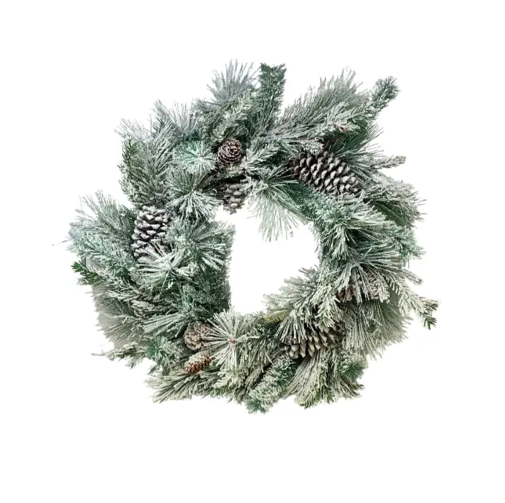 26" Winter Forest Pine / Pinecone Wreath