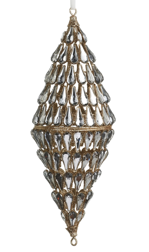 12" Jewel Finial Ornament