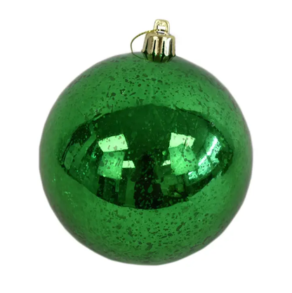 Mercury Ball Ornament, (Multiple Colors / Sizes)