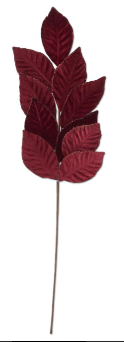 29 Inch Red Leaf Stem
