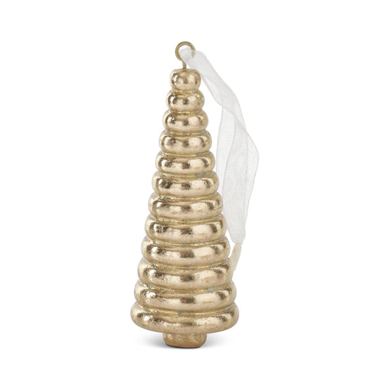 Assorted 3.75 Inch Gold Tree Ornaments (4 Styles)