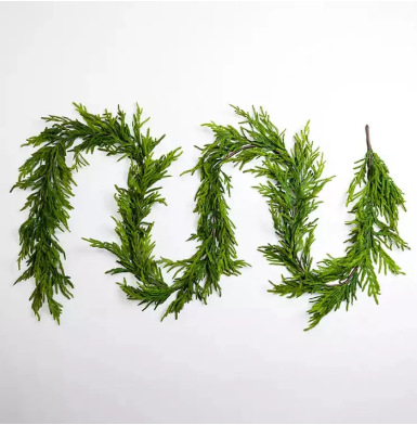 9' Green Norfolk Garland Natural Touch (Unlit)