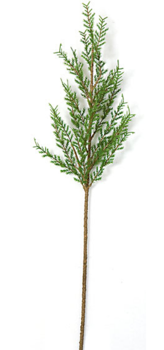 30" Juniper Spray, Green (set of 2)