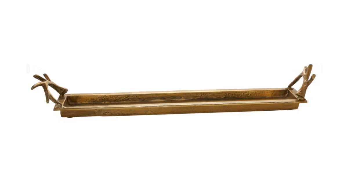 Antler Tray, Brass (2 Sizes)