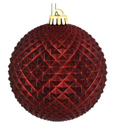Durian Glitter Ball, (Multiple Colors / Multiple Sizes)