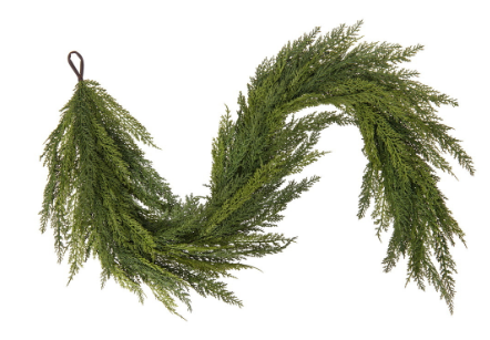 72" Green Deluxe Cedar Garland