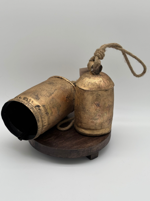 Rustic Iron Temple Bell, (2 Sizes)