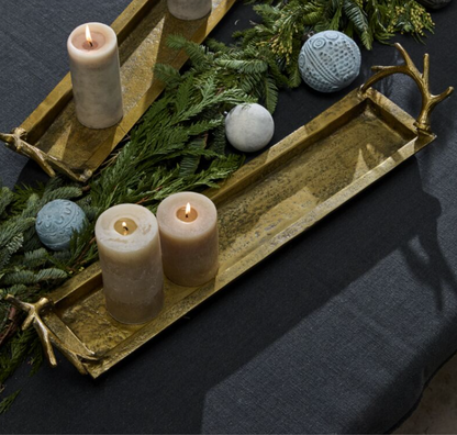 Antler Tray, Brass (2 Sizes)