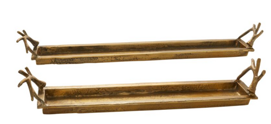 Antler Tray, Brass (2 Sizes)