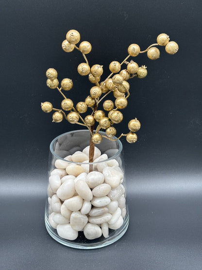 12" Crabapple Pick, Champagne Gold