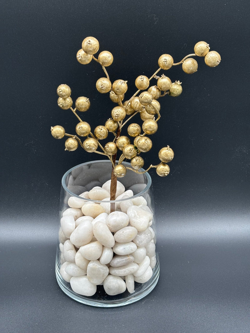12" Crabapple Pick, Champagne Gold