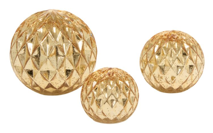 Golden LED Globes