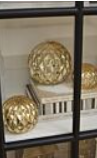 Golden LED Globes