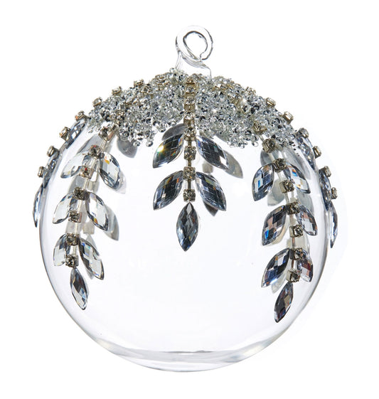 5" Jeweled Ball Ornament